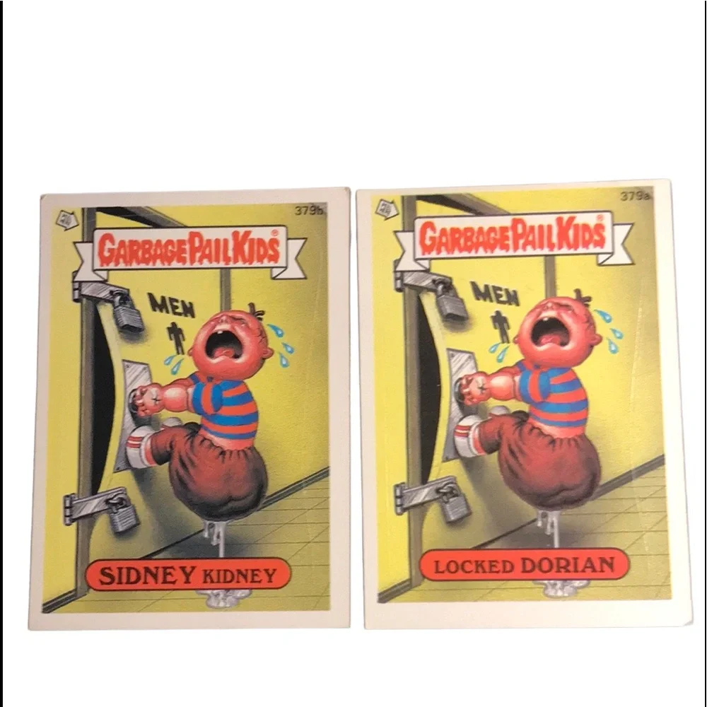 Garbage Pail Kids Sidney Kidney & Locked Dorian Topps Trading Cards Bundle